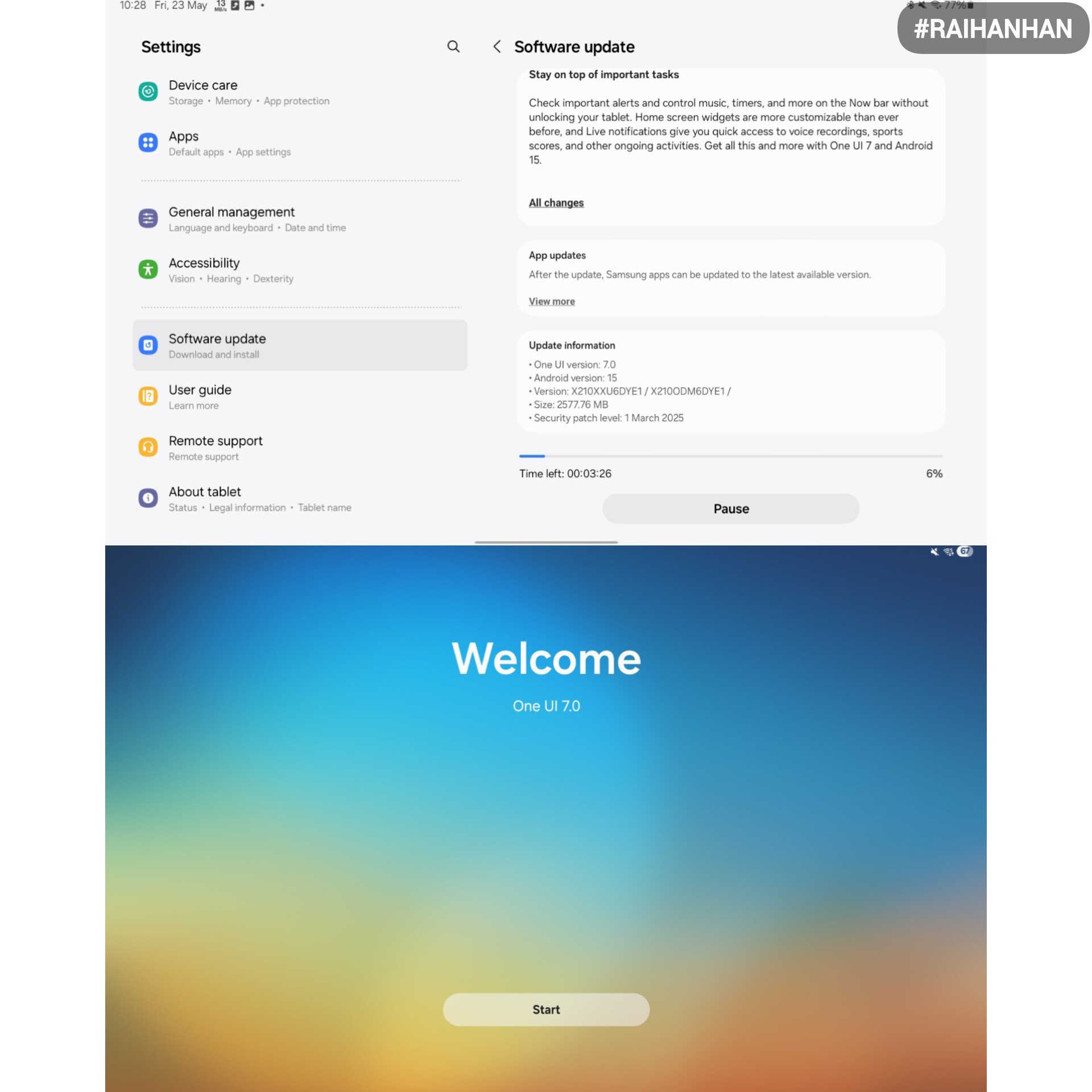 Raihann Han - Samsung Galaxy Tab A9 Series Mendapatkan... | Facebook