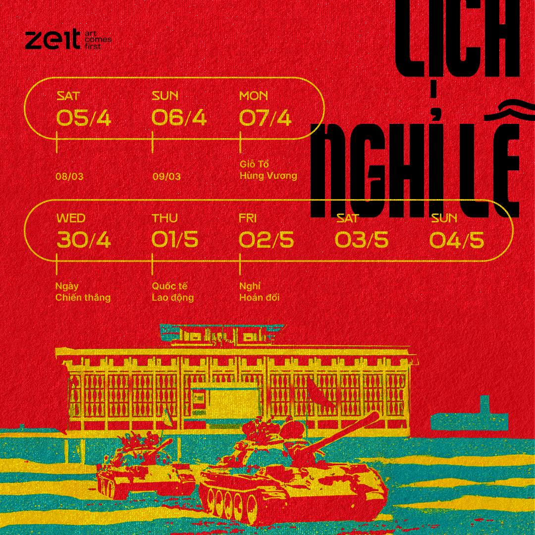 Zeit Lab - [THÔNG BÁO LỊCH NGHỈ LỄ] Zeit Lab xin thông... | Facebook
