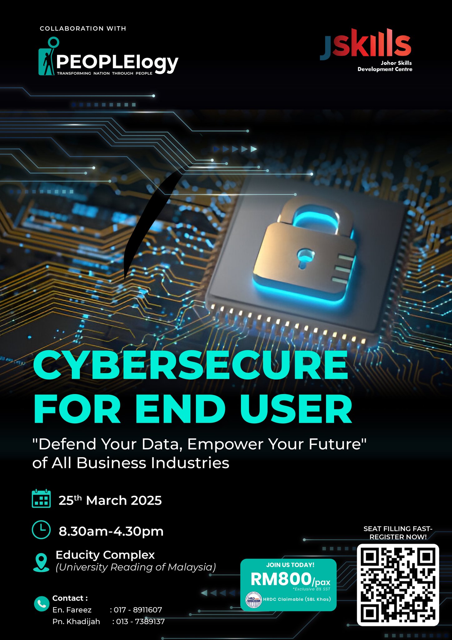 Johor - 🔒 CyberSecure for End Users – Stay Safe Online! 🔒 Are you aware ...