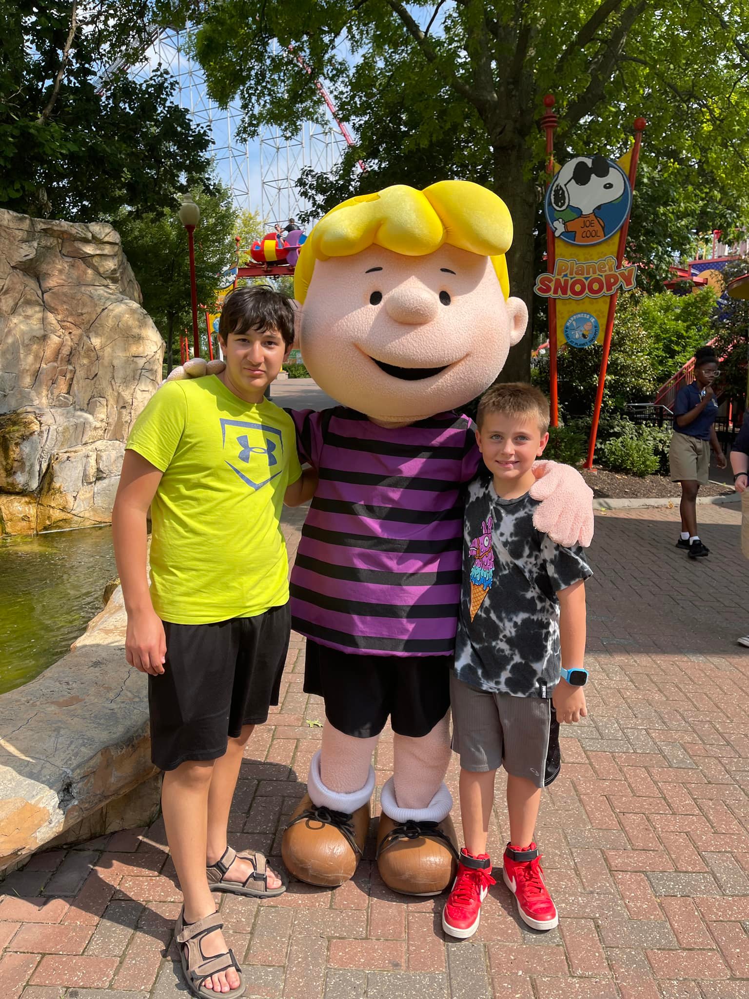 Family amusement park adventures with great nephews and late-night 