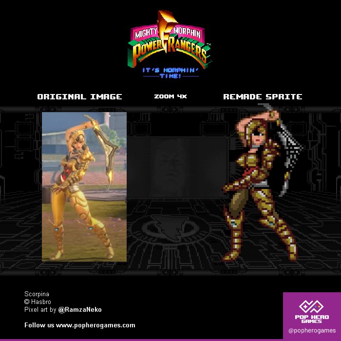 Pop - A new boss will join our Power Rangers project: Scorpina, with ...