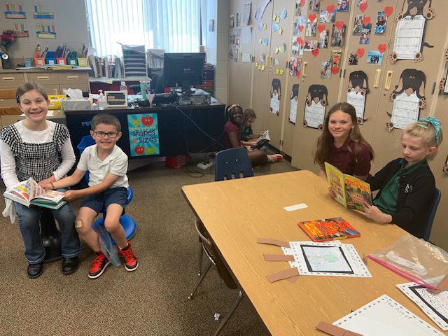 First and sixth graders spent... - All Saints Catholic School