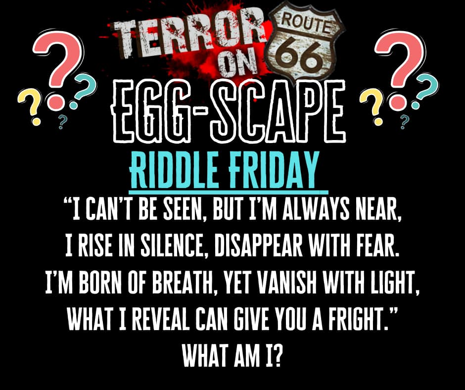 Terror - 🥚 Welcome to RIDDLE FRIDAY! 🥚 Every Friday leading up to April ...