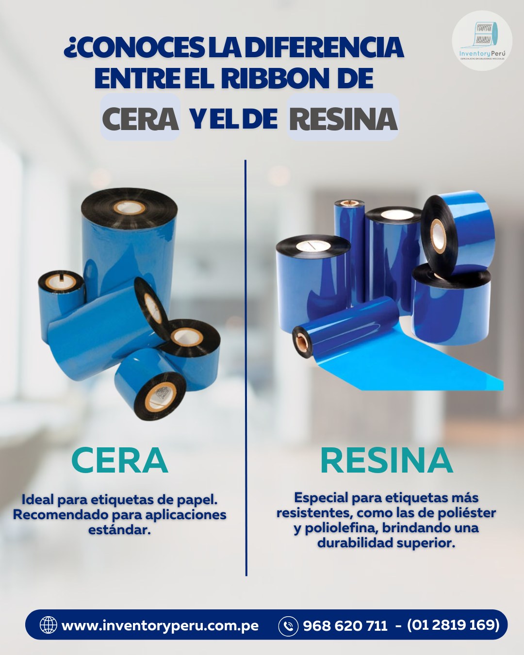 Inventory - 🧠 ¿CONOCES LAS DIFERENCIAS ENTRE EL RIBBON DE CERA Y DE ...