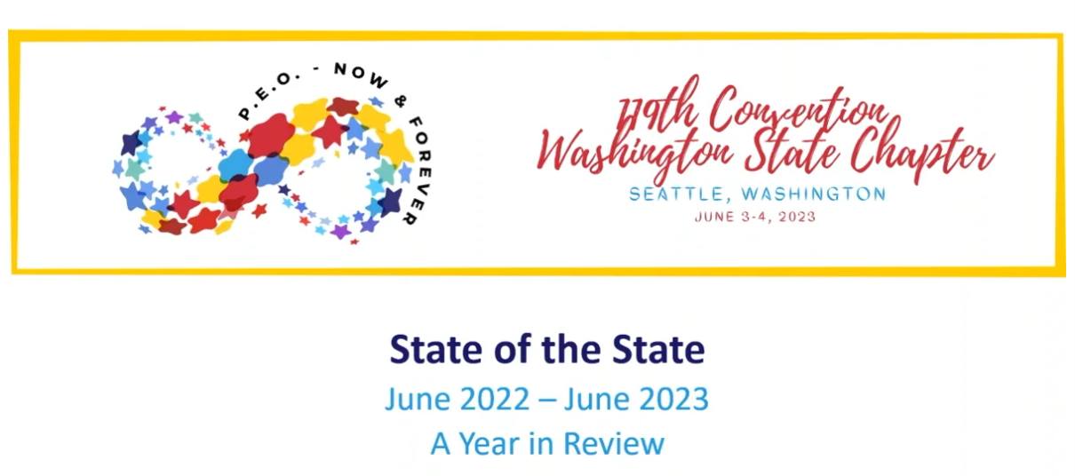 PEO - Be sure and watch the short State of the State address. So proud ...