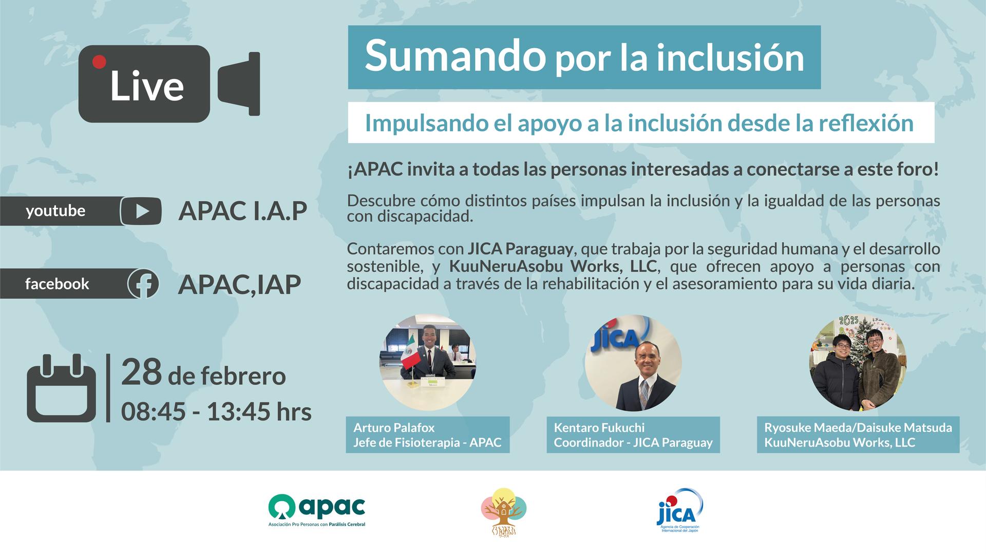 APAC, IAP. - ¡Les invitamos a ser parte de este foro sobre... | Facebook