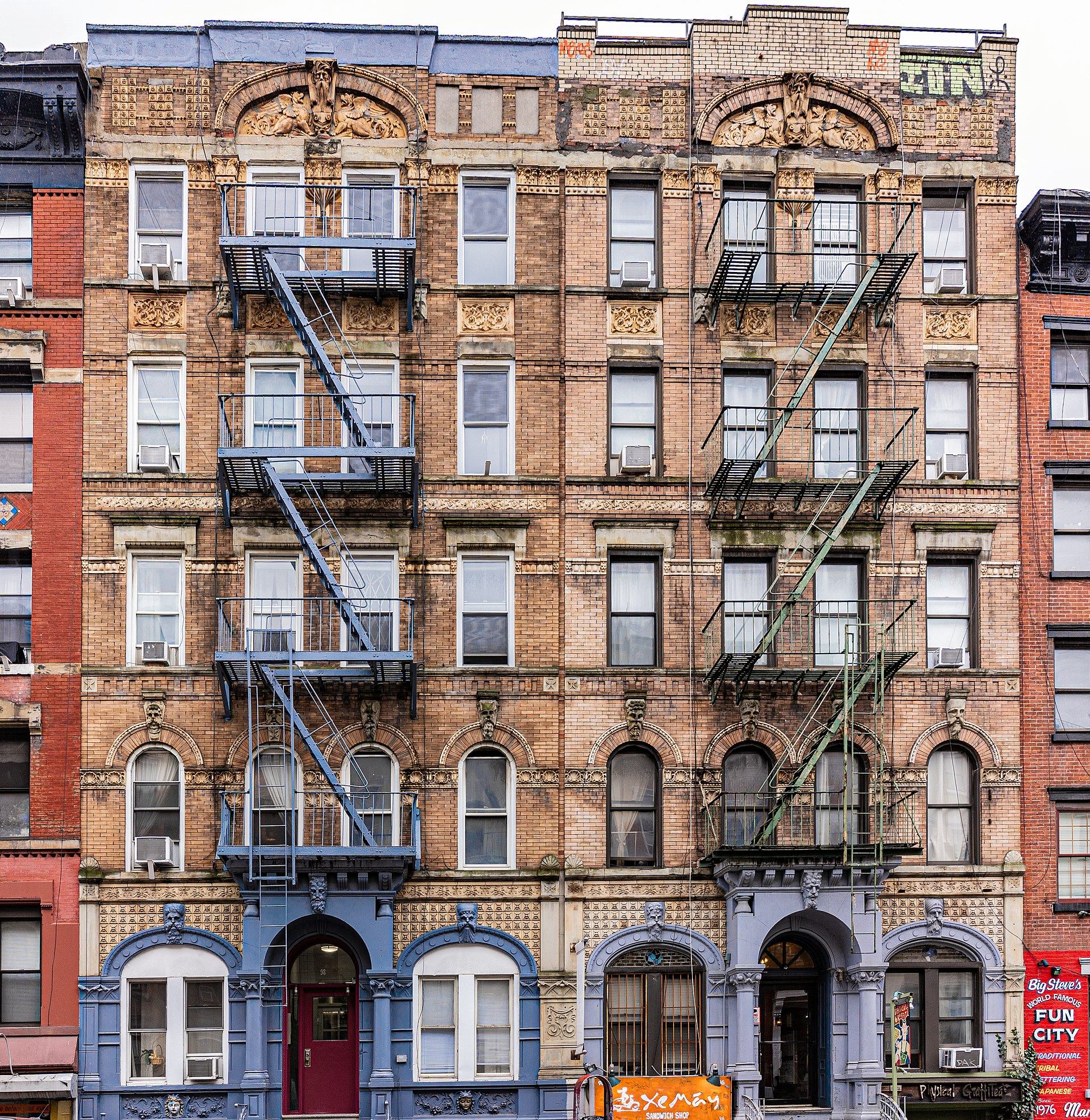 Led Zeppelin's Physical Graffiti building in East Village