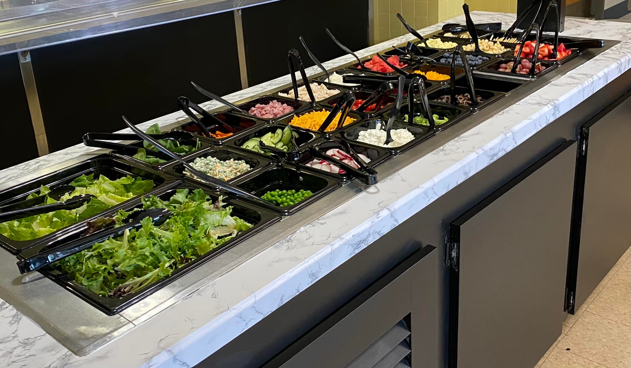 Finally!! Our salad bar is up and... - Food Riot Dickinson | Facebook
