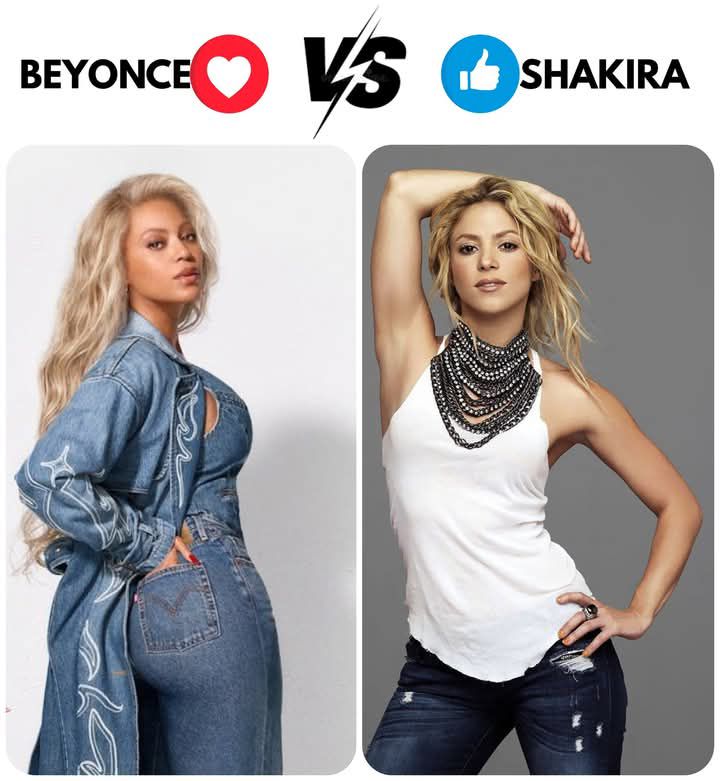 Different - Beyoncé ️!! vs. Shakira 👍 Beyoncé and Shakira are two of ...