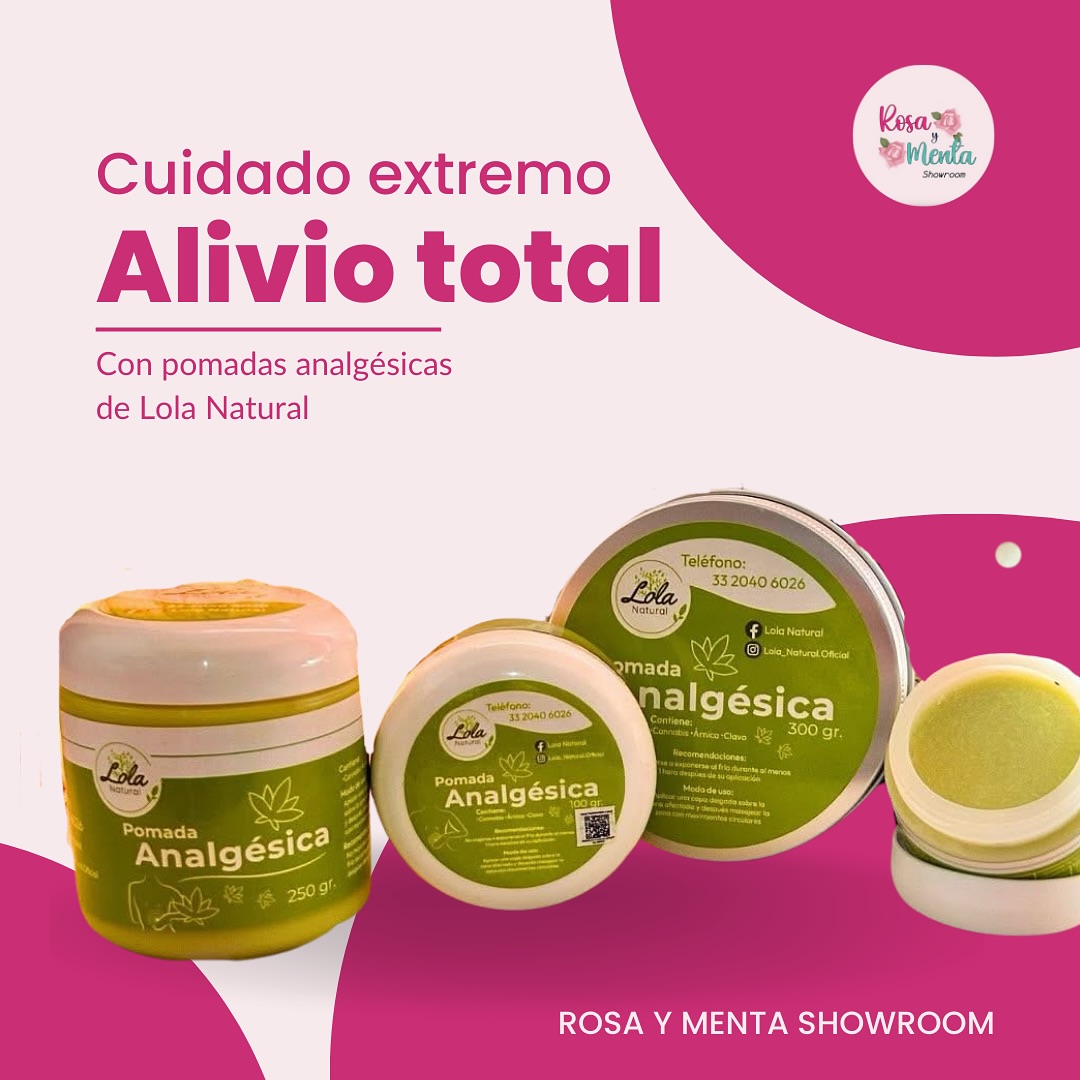 Rosa y Menta Showroom - 🌿 ¡Alivio Natural con la Pomada Analgésica de ...