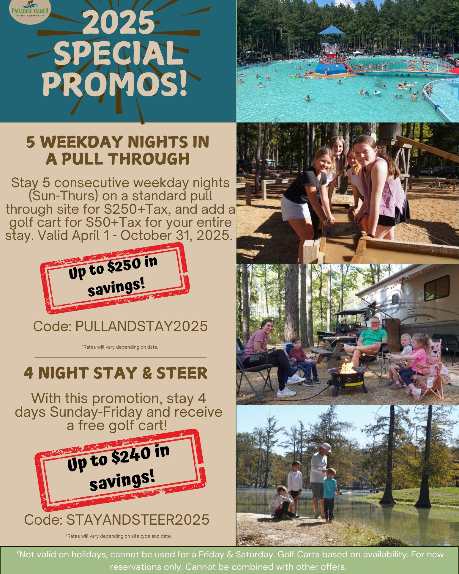 Paradise Ranch RV Resort | Tylertown MS
