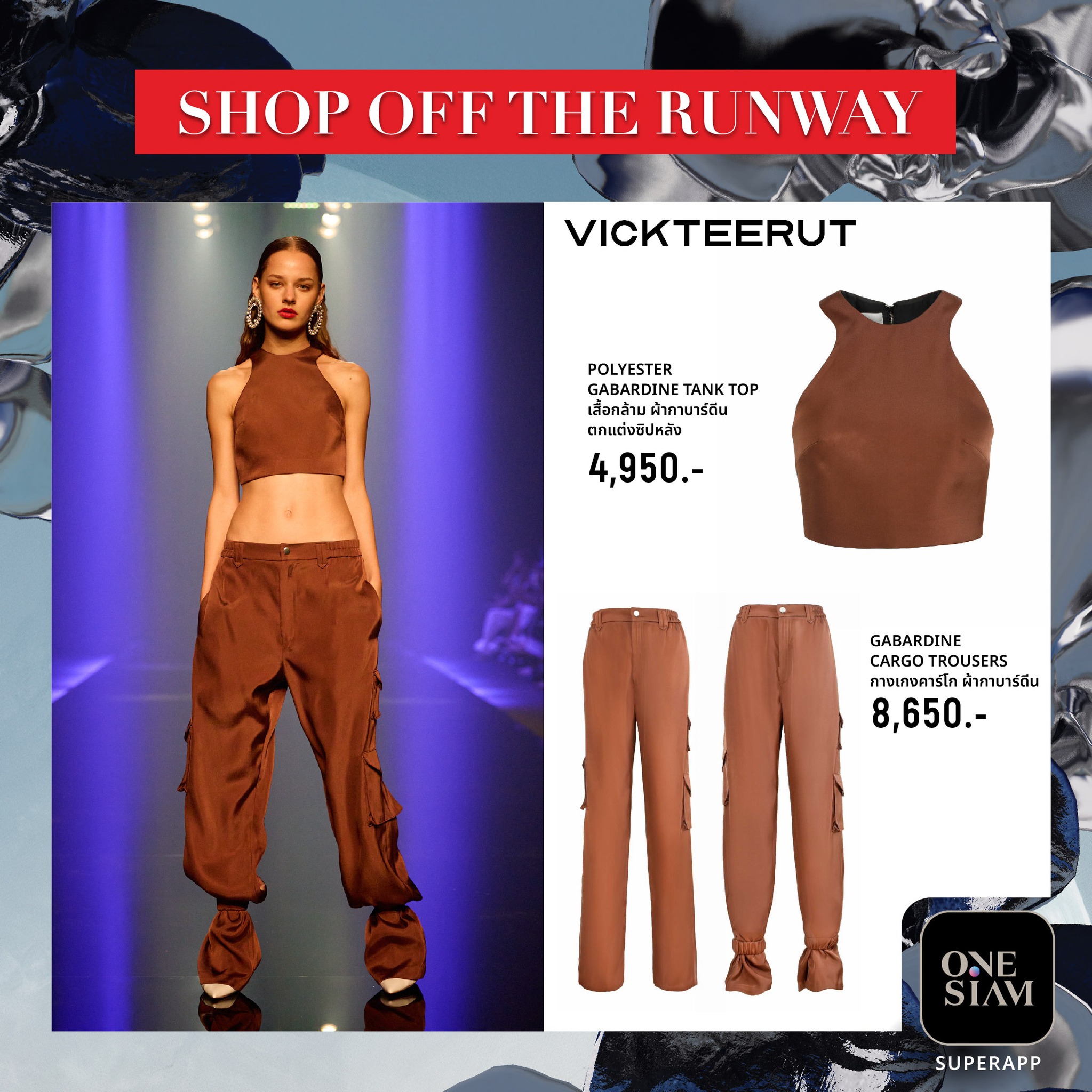 ONESIAM - BIFW Shop off the Runway พบกับ VICKTEERUT... | Facebook