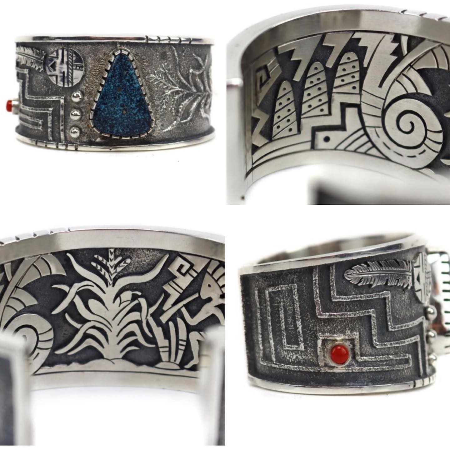 Mark - Roy Talahaftewa - Hopi Contemporary Blue Canyon Turquoise
