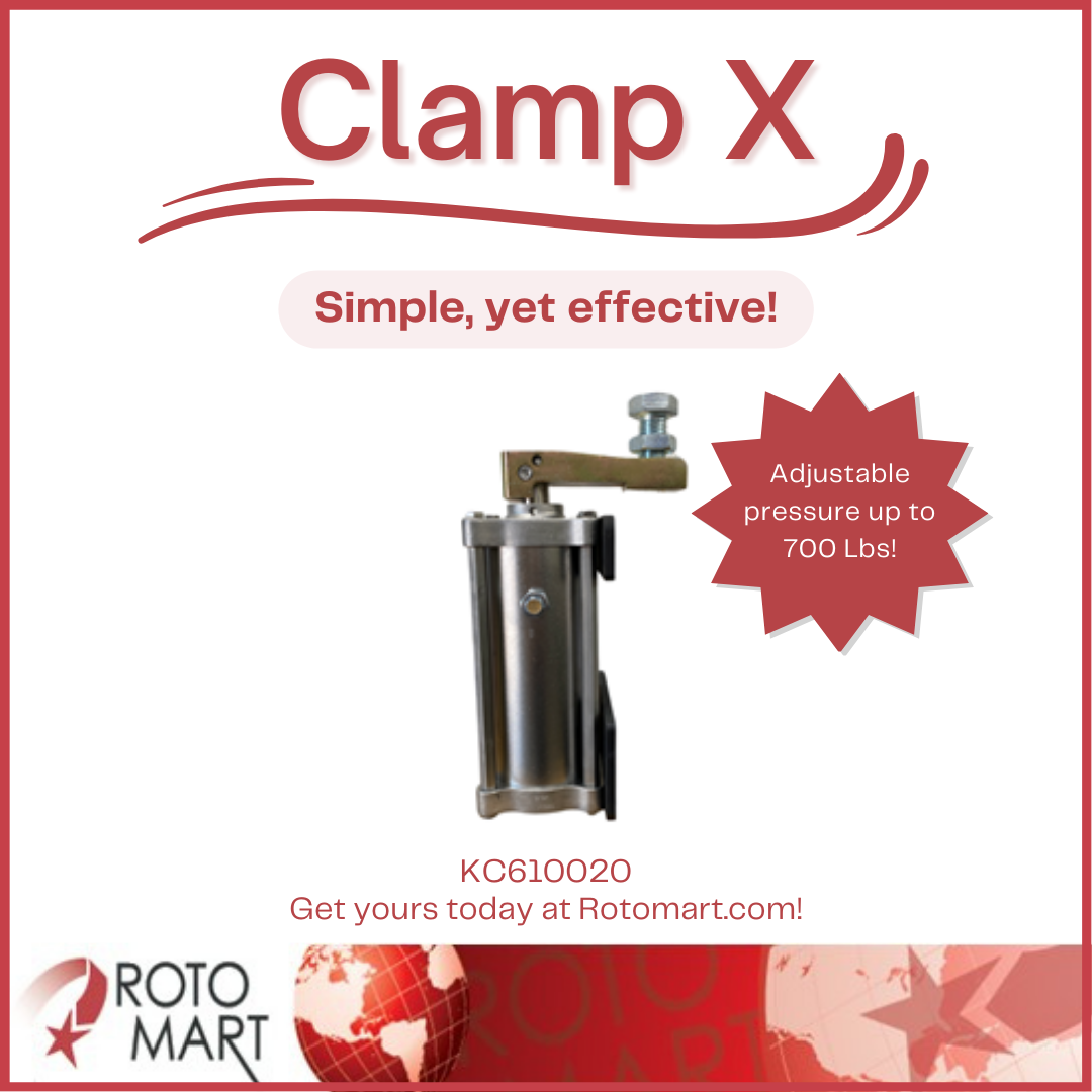 Rotomart - Introducing the pneumatic “ClampX”, a simple... | Facebook