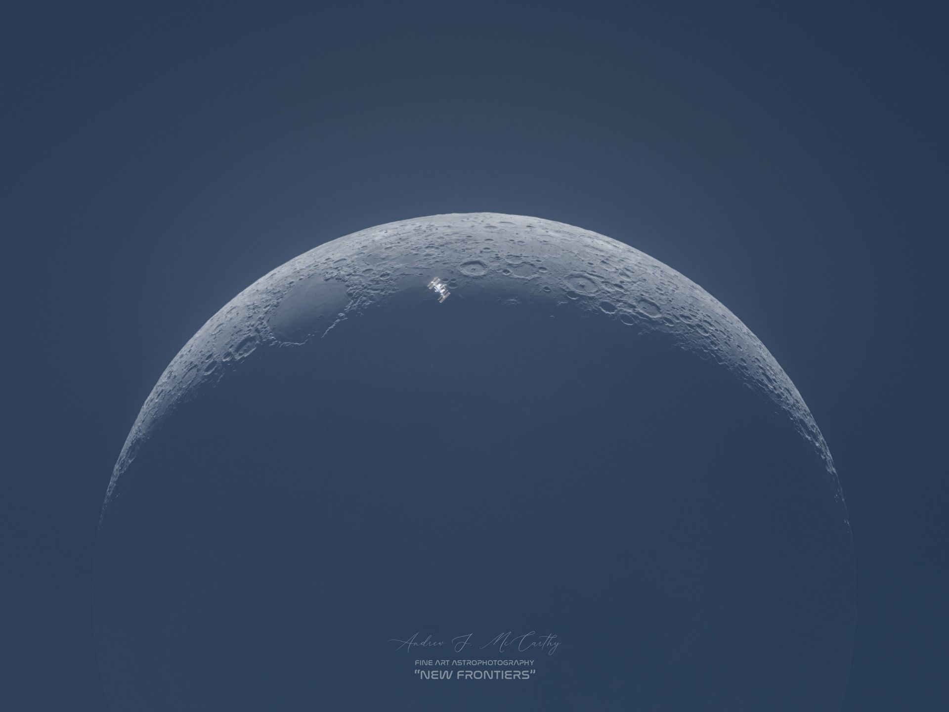 SETI - #PPOD: ISS and La Luna Here is the International Space Station ...