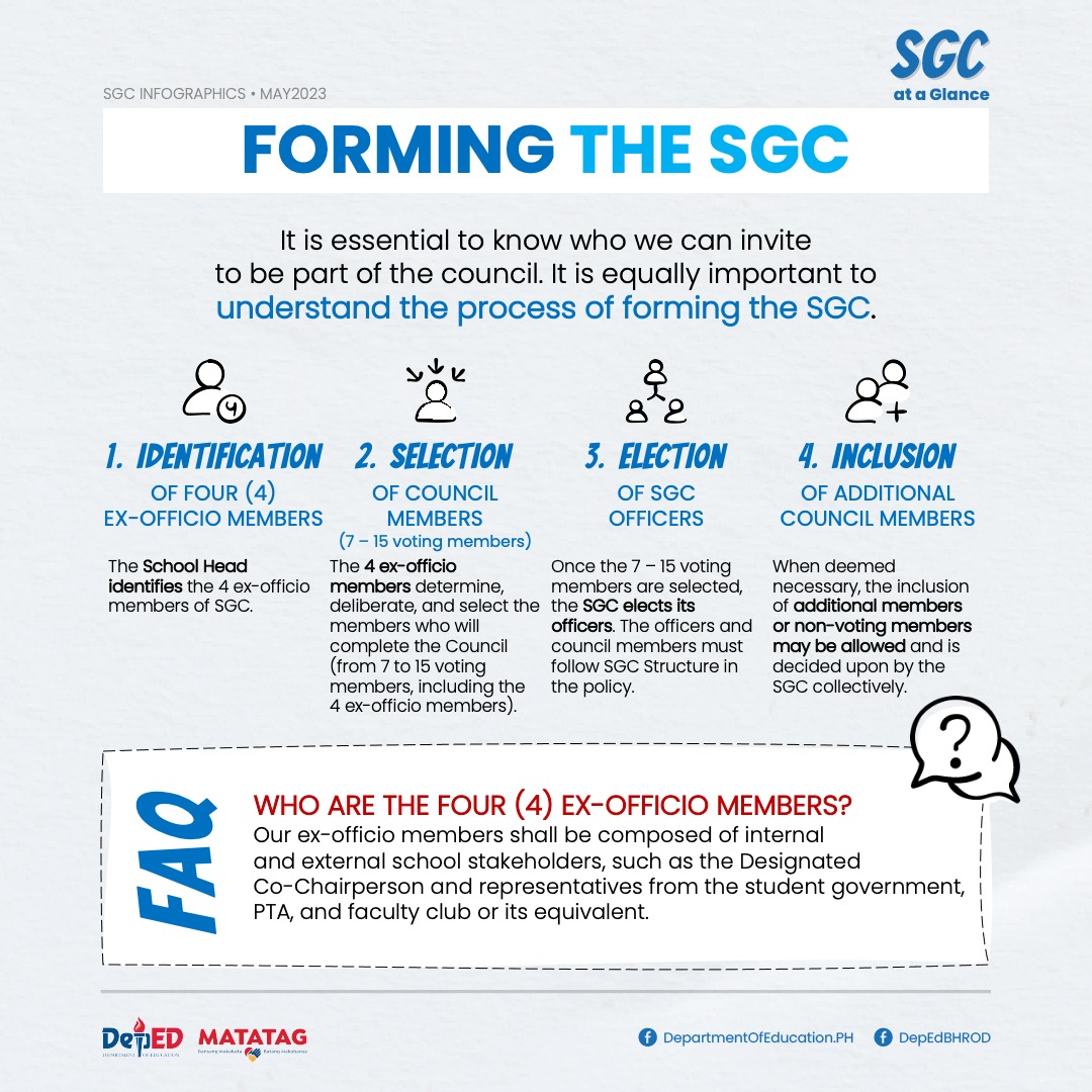 DepEd-BHROD - SGC at a Glance - Chapter 2: INVITE Forming the SGC We ...