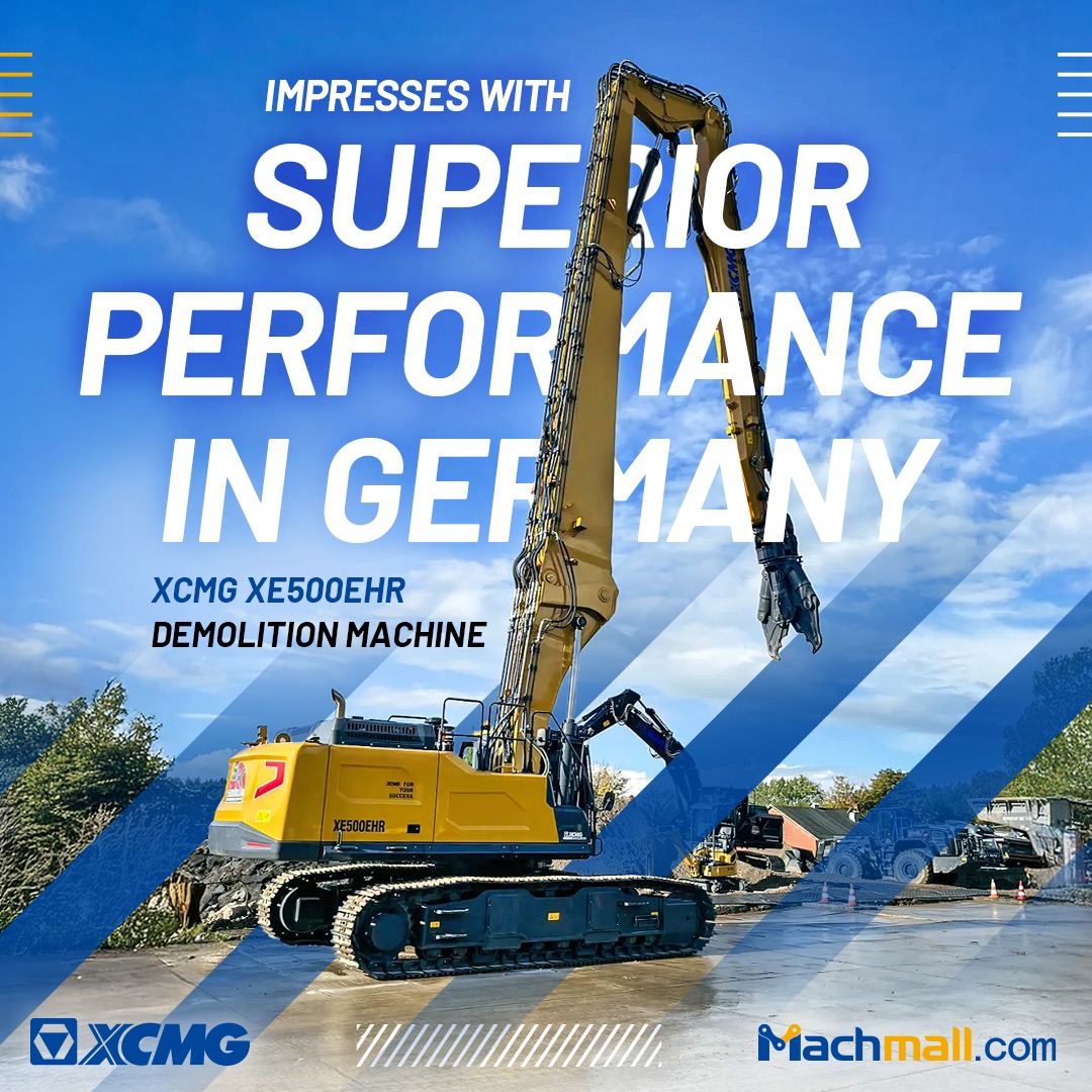 XCMG Machmall.com - The XCMG XE500EHR demolition machine has made a ...