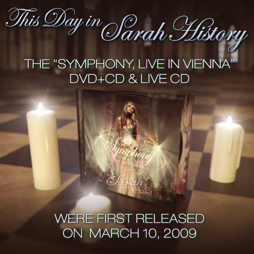 Throwback Thursday to Sarah's 'Symphony: Live In Vienna' concert DVD!
