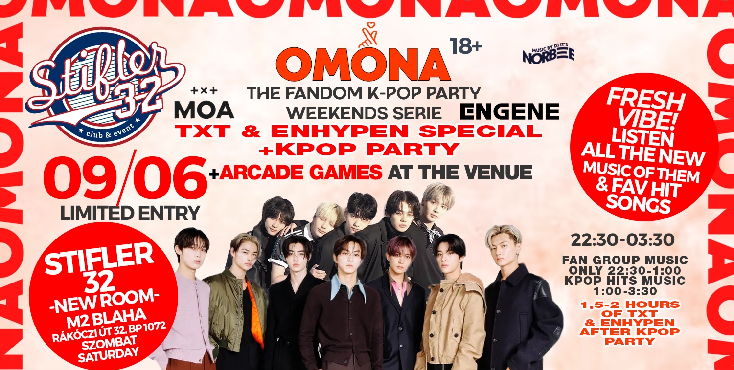 OMONA TXT + ENHYPEN SPECIAL + KPOP PARTY [NEW ROOM] Asian & KPOP Party ...