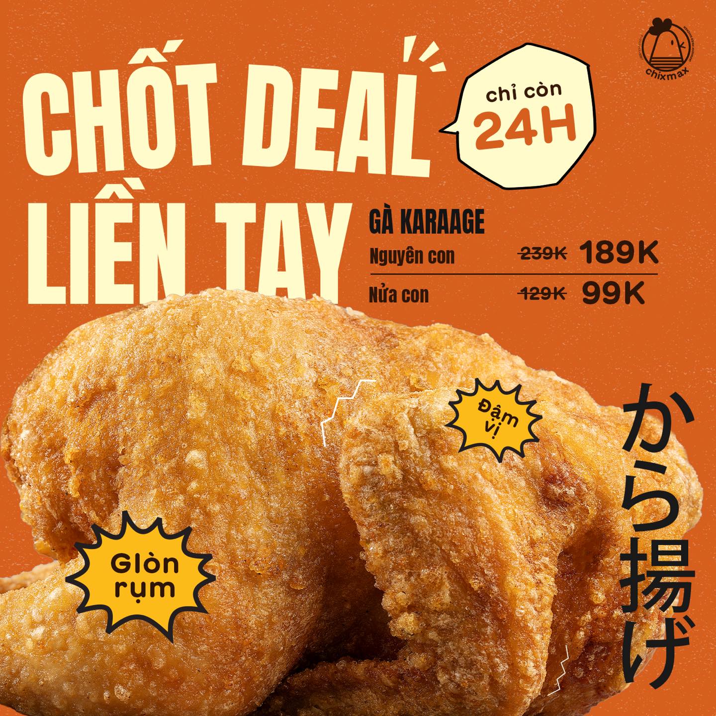 Chixmax - Gà Tươi Rán Nhật Bản