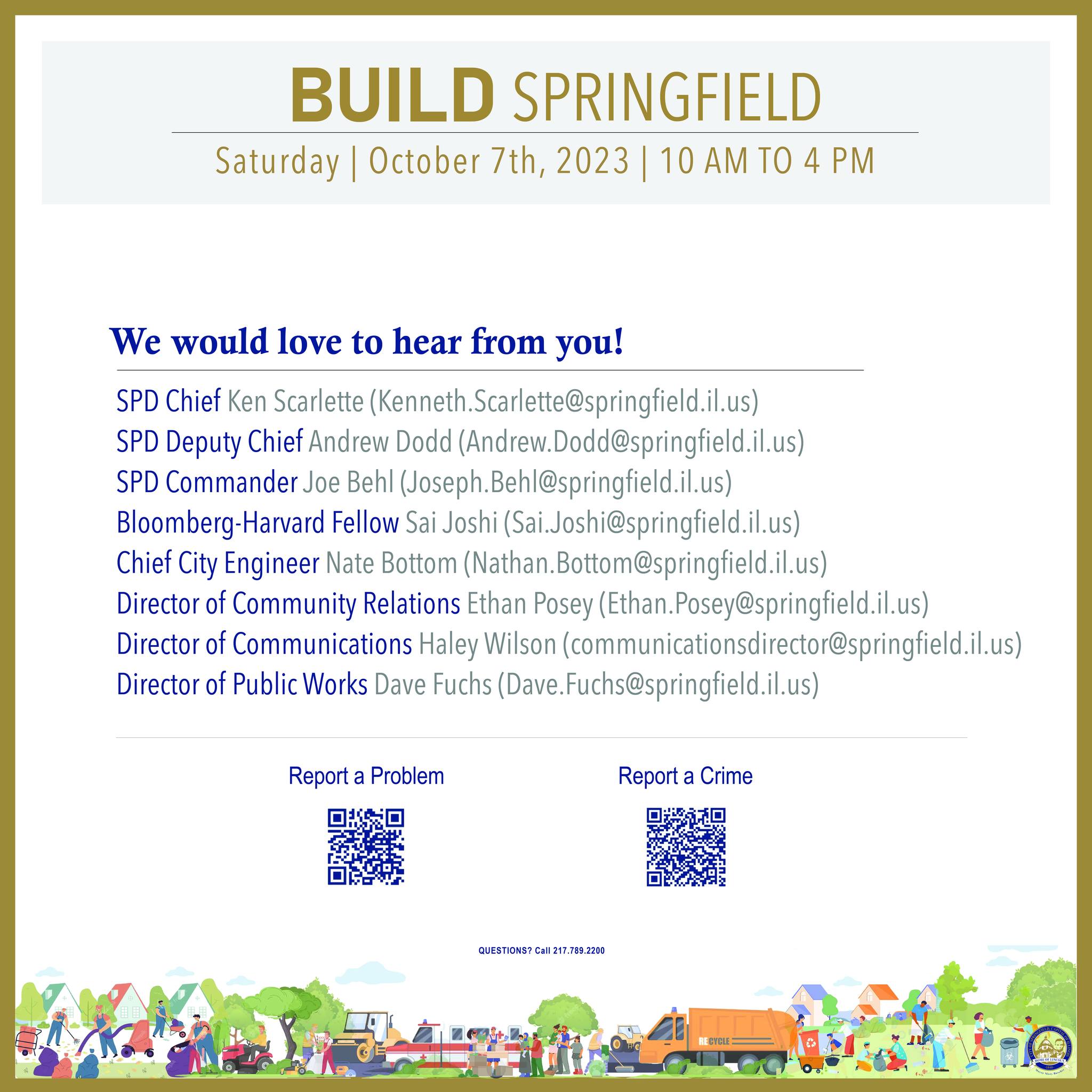 📣Exciting News from The... - The City of Springfield-Illinois