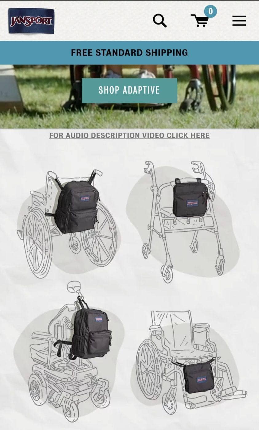 jansport adaptive backpack Central  Wheelchair & Walker Compatible, Tuck-Away Shoulder Straps, Adjustable Backrest Loops & Anchor Straps, Iconic Design, Black : Health & Household proof shoulder straps to the fumble JanSport Ice Dyed Mahogany Haze