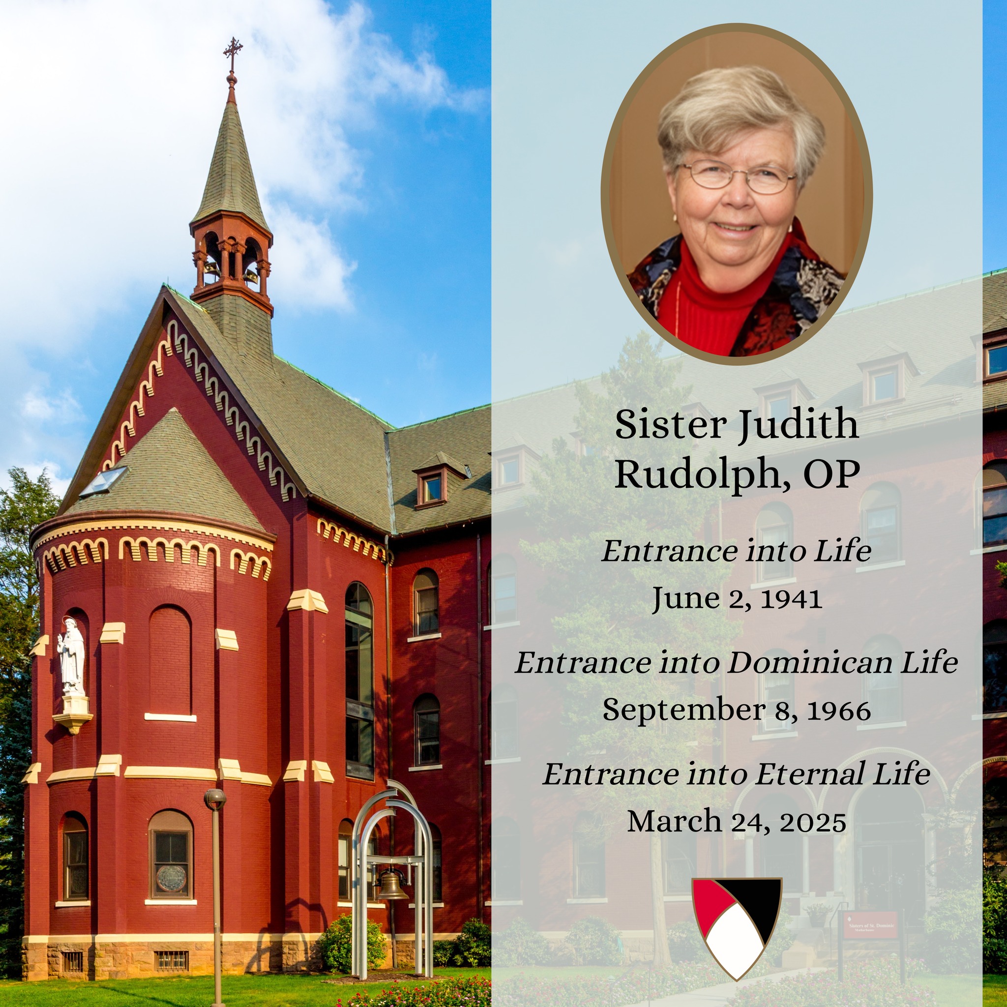 Caldwell - Sister Judith Ann Rudolph, OP, a devoted member of the ...
