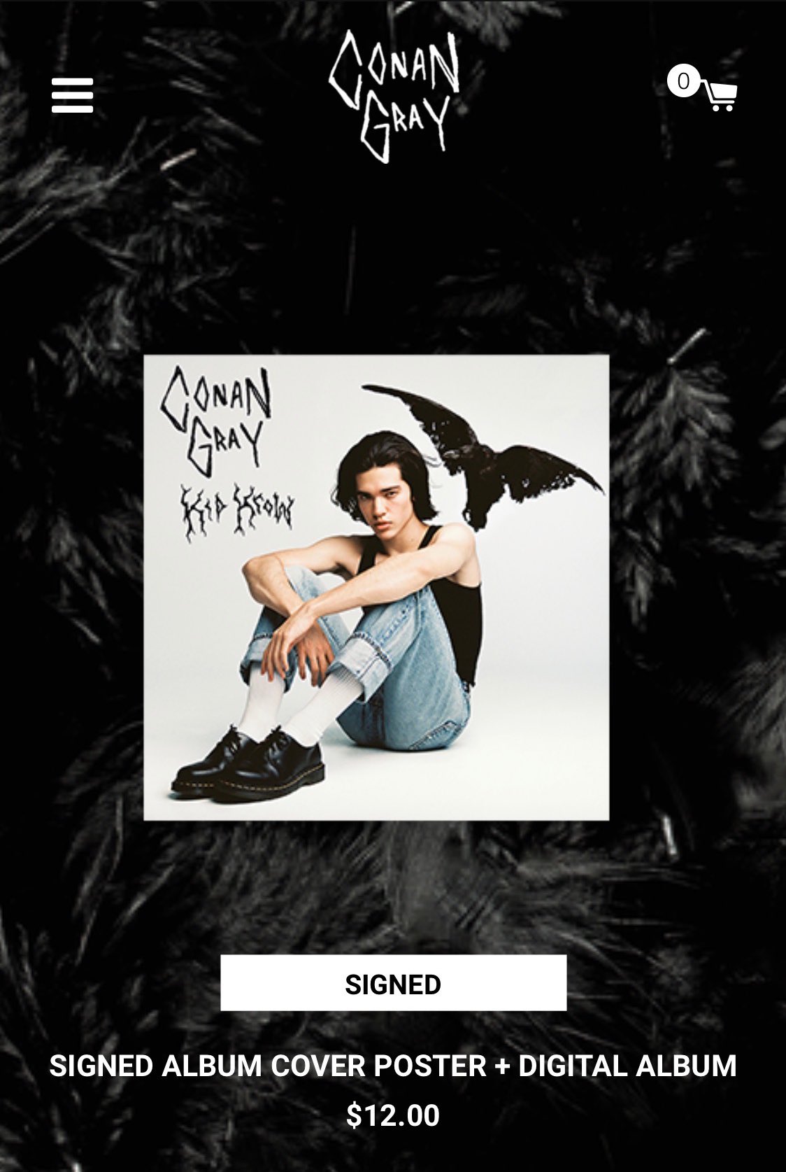 Conan - hey y'all <3 i'm putting JUST A FEW exclusive signed