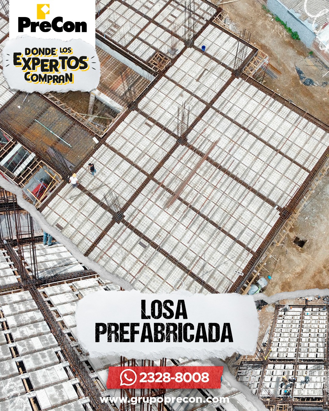 Precon - El sistema de losa prefabricada es ideal para la...
