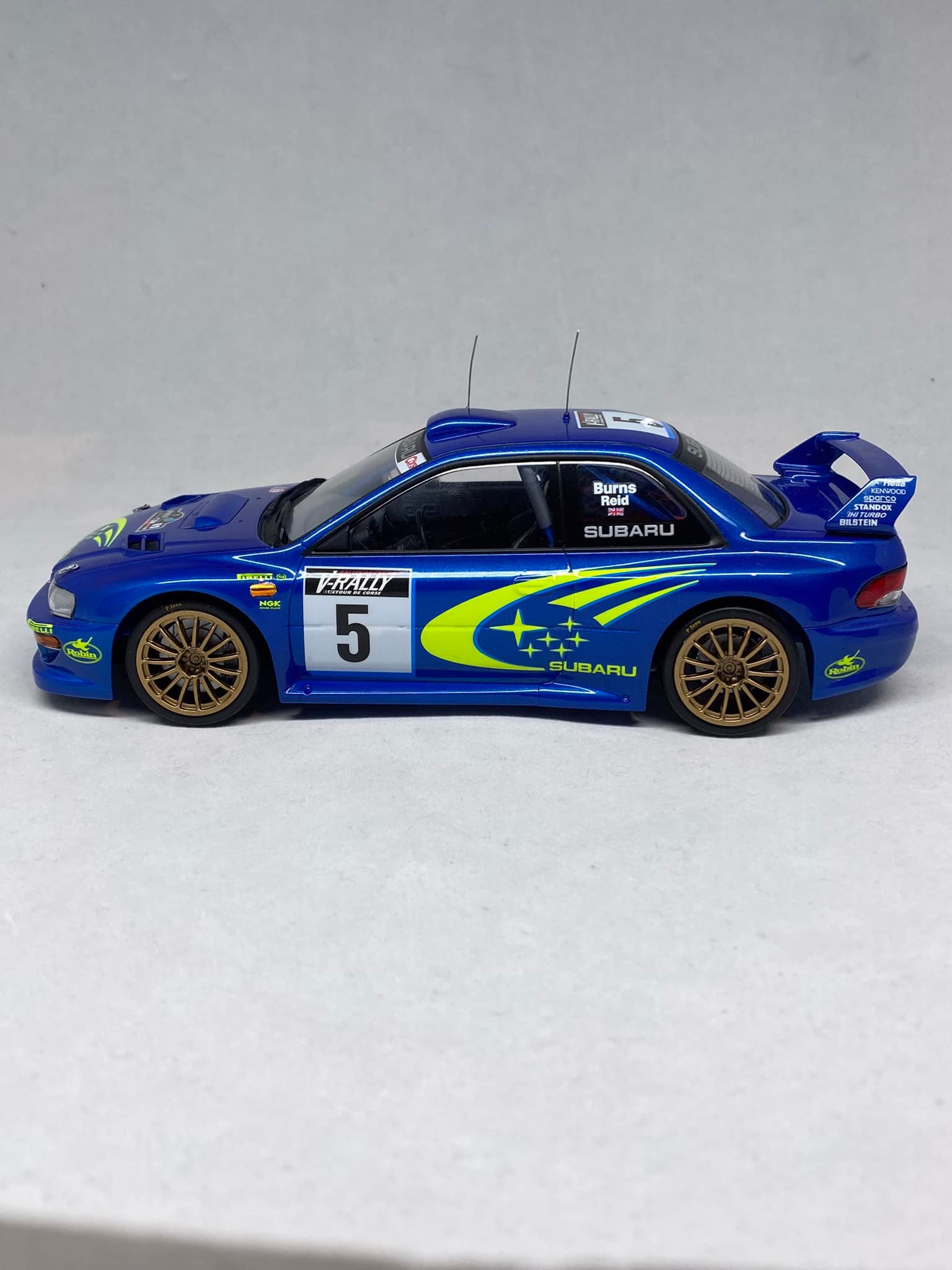 Finished this 1/24 Tamiya Subaru Impreza WRC'99