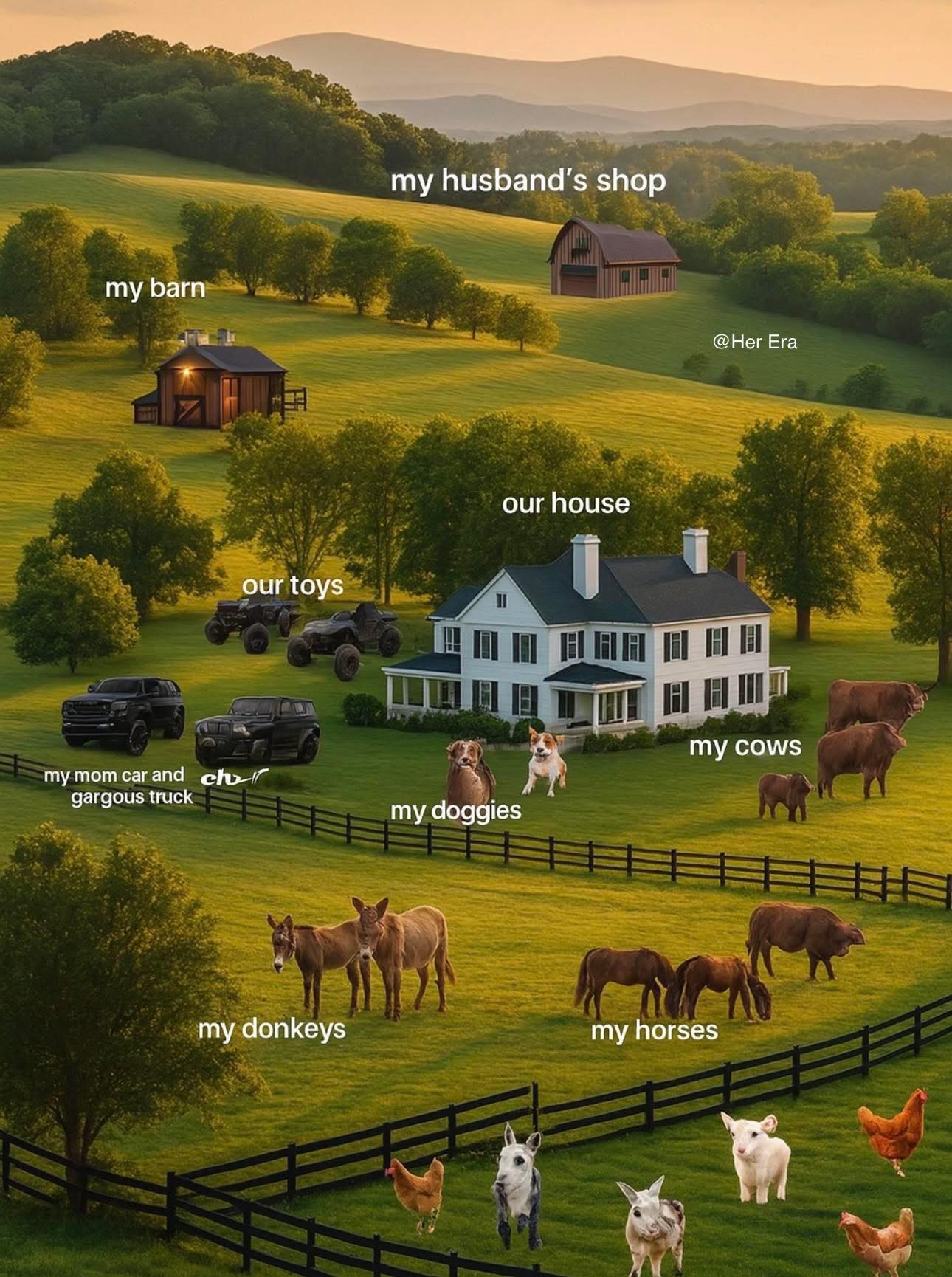ᴴᵉʳ - Buy land in secret. Build in secret. Then pop out with the ...