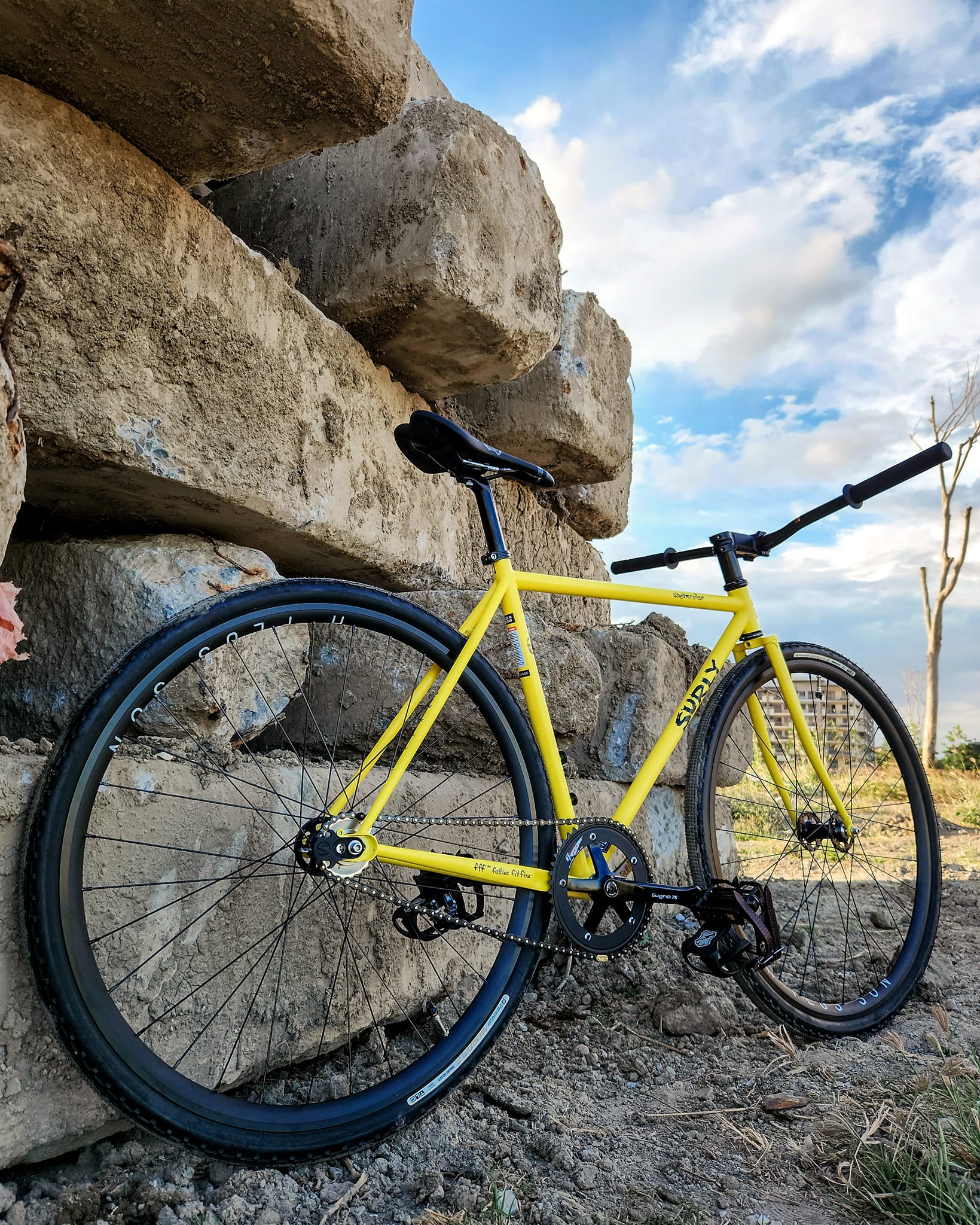 Finally done with my first fixed gear bike. Sharing my latest 