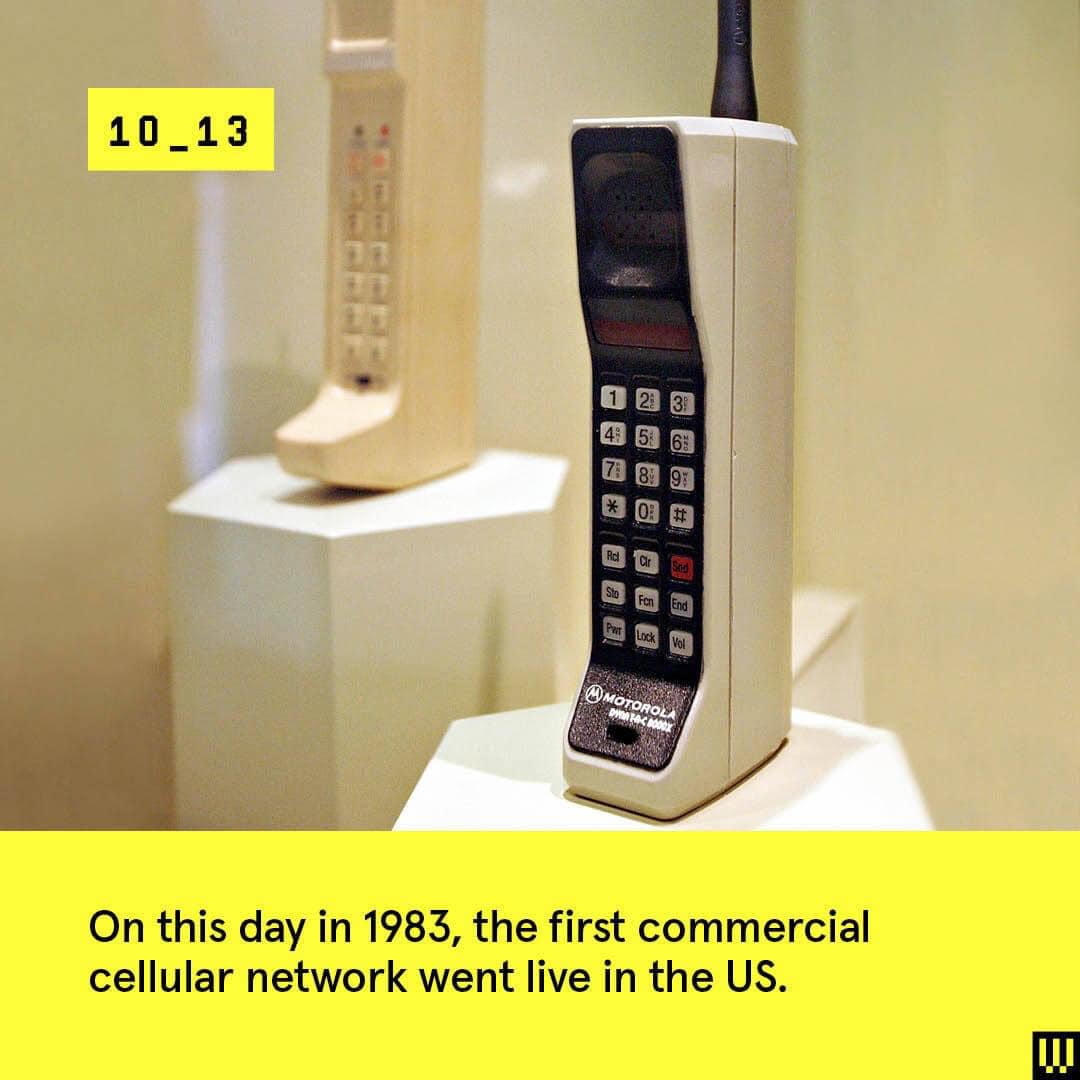 NOSTALGIA WORLD | On October 13, 1983, Ameritech Mobile Communications ...