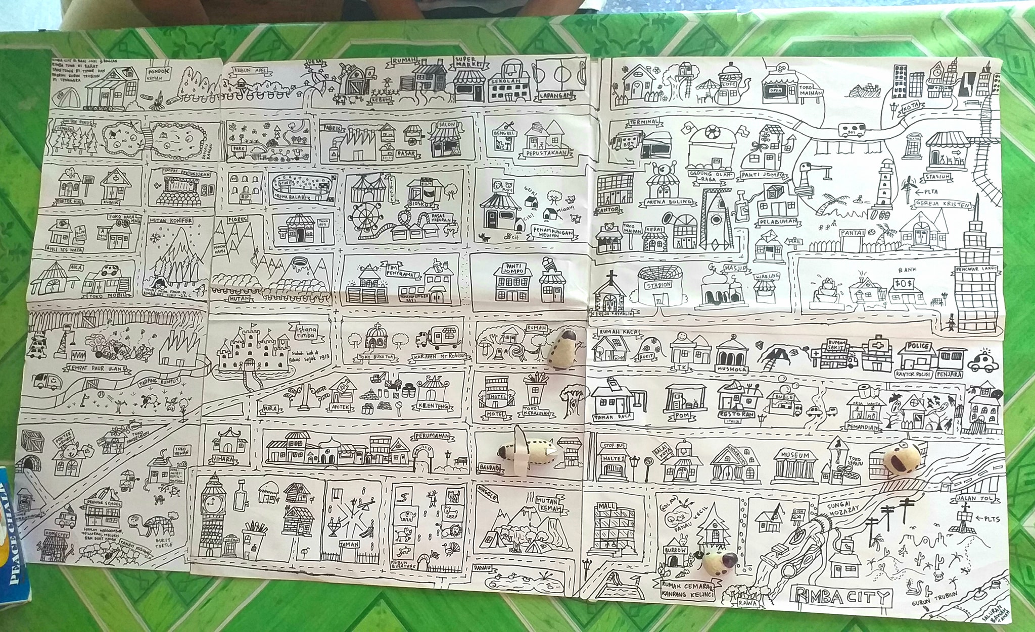 THE MAP OF RIMBA CITY by... - Rayya dan Rimba Watukebo | Facebook