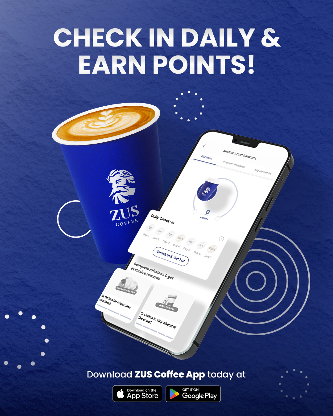 ZUS - Check in daily, ipon points agad—para sa rewards na sulit at ...