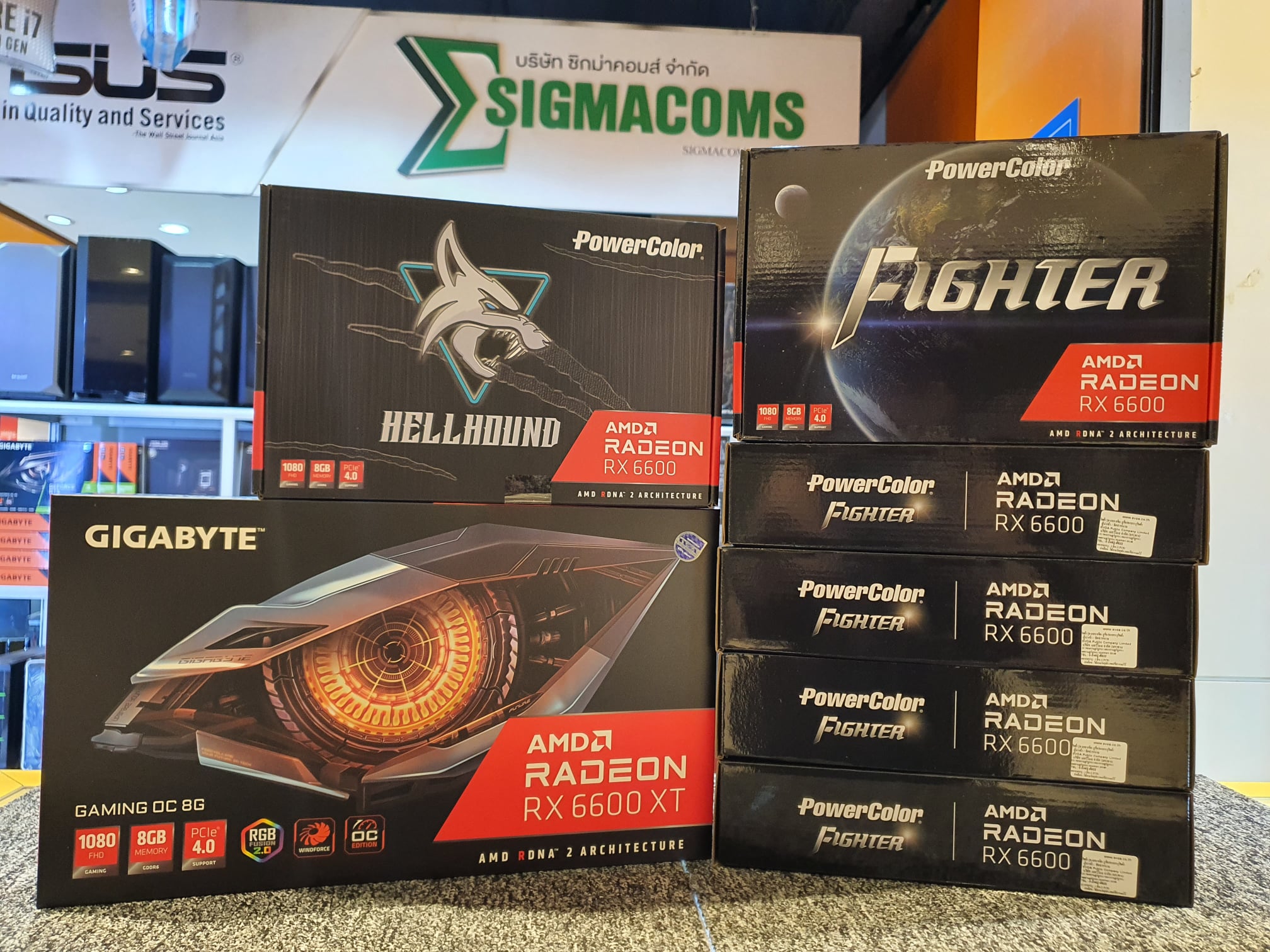 PowerColor RX6600 FIGHTER 8GB มี... - Sigmacoms : ซิกม่าคอมส์