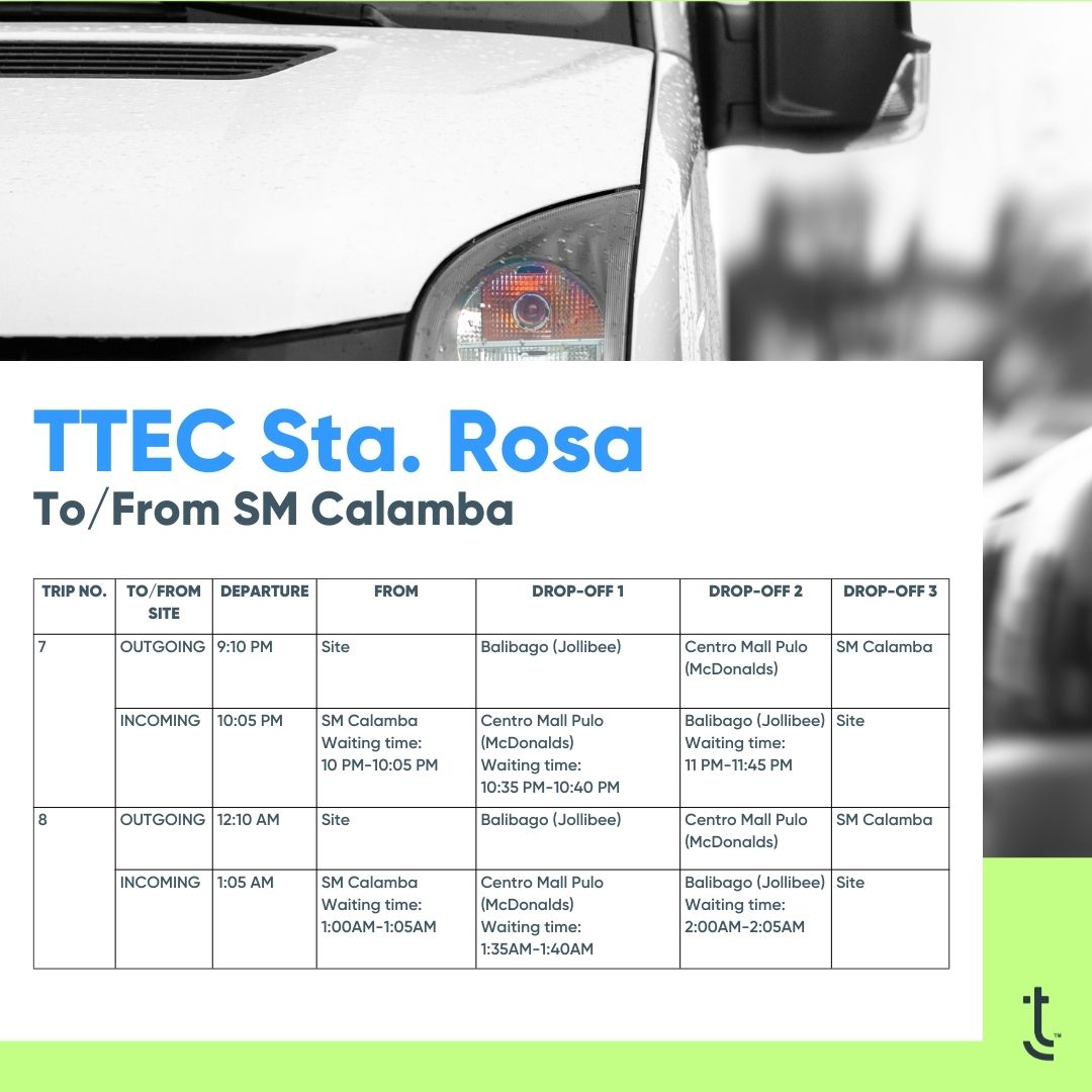 TTEC Philippines - 𝗜𝗠𝗣𝗢𝗥𝗧𝗔𝗡𝗧 𝗡𝗢𝗧𝗜𝗖𝗘 𝗙𝗢𝗥 𝗧𝗧𝗘𝗖 𝗘𝗠𝗣𝗟𝗢𝗬𝗘𝗘𝗦 We have updated ...