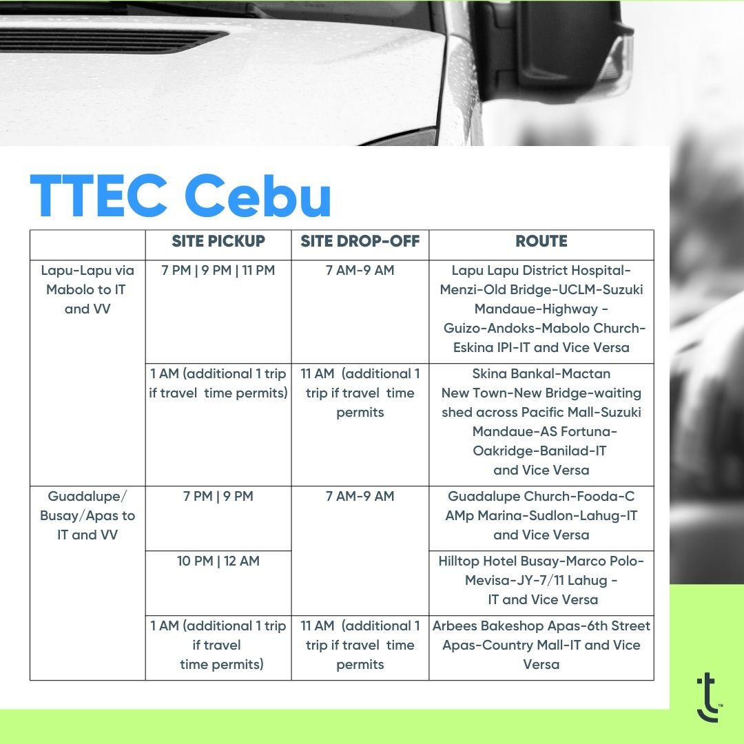 TTEC Philippines - 𝗜𝗠𝗣𝗢𝗥𝗧𝗔𝗡𝗧 𝗡𝗢𝗧𝗜𝗖𝗘 𝗙𝗢𝗥 𝗧𝗧𝗘𝗖 𝗘𝗠𝗣𝗟𝗢𝗬𝗘𝗘𝗦 We have updated ...