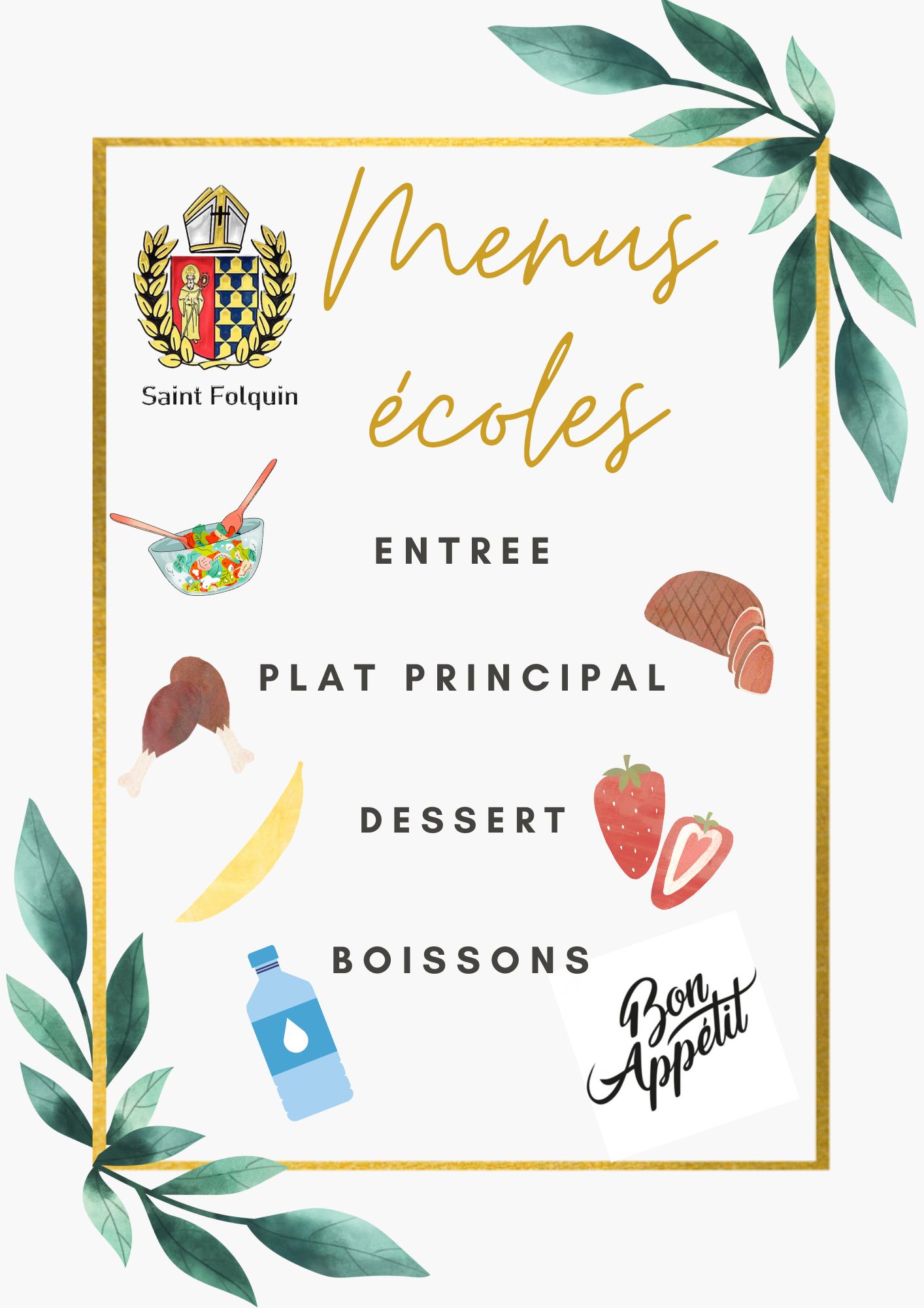 Saint Folquin - ️Retrouvez vos menus des restaurants...
