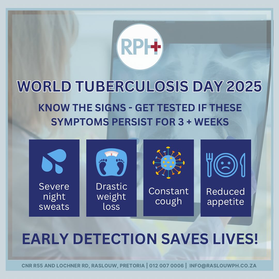 Raslouw - Raising awareness on World TB Day 🏥 #earlydetectionsaveslives ...