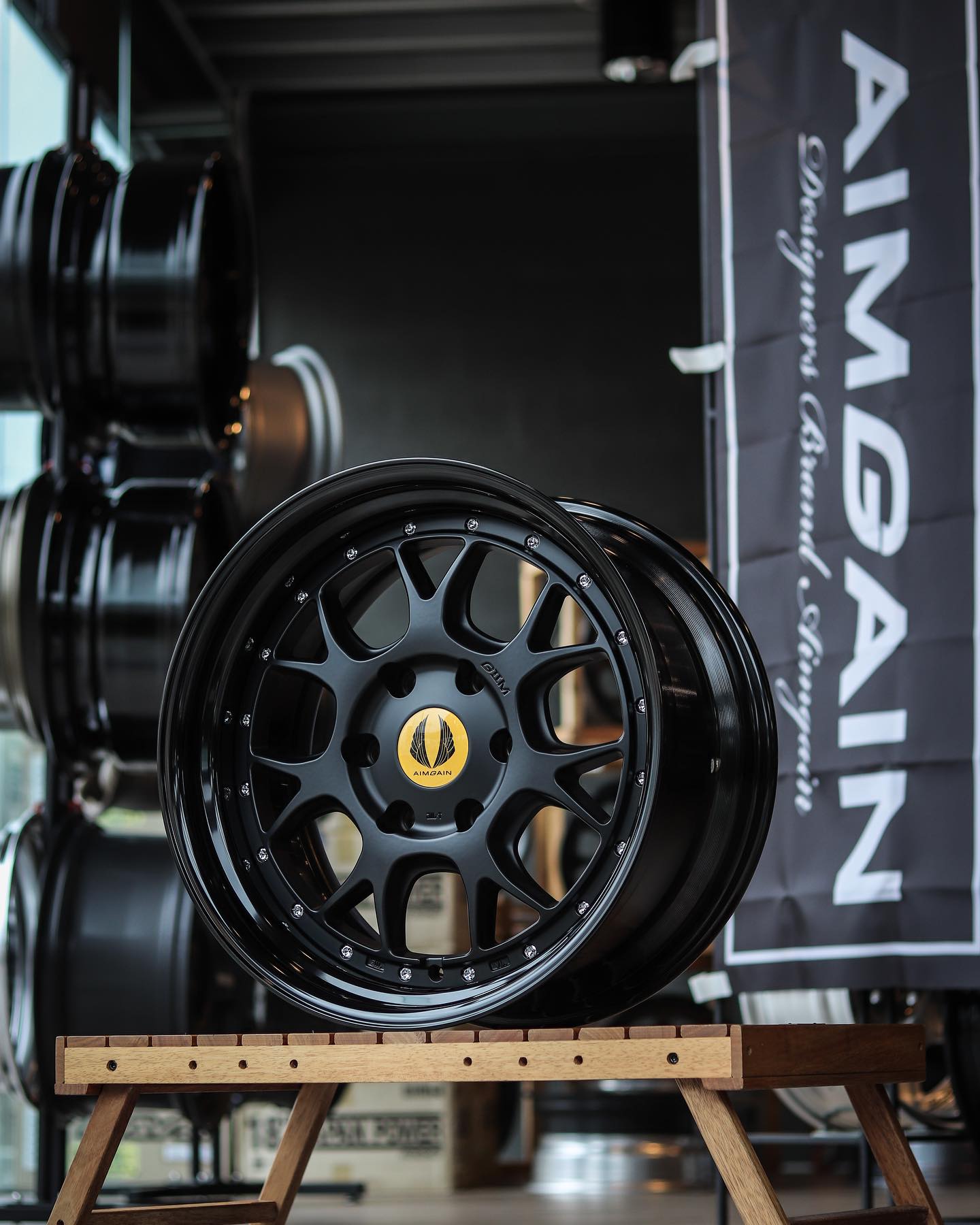 The signature design for Aimgain wheels, Aimgain G2M, now