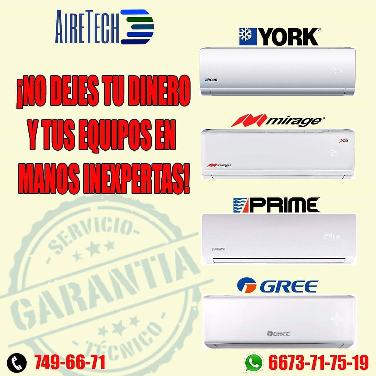 📌¿Sabes cuántas personas nos llaman... - AireTech Culiacán