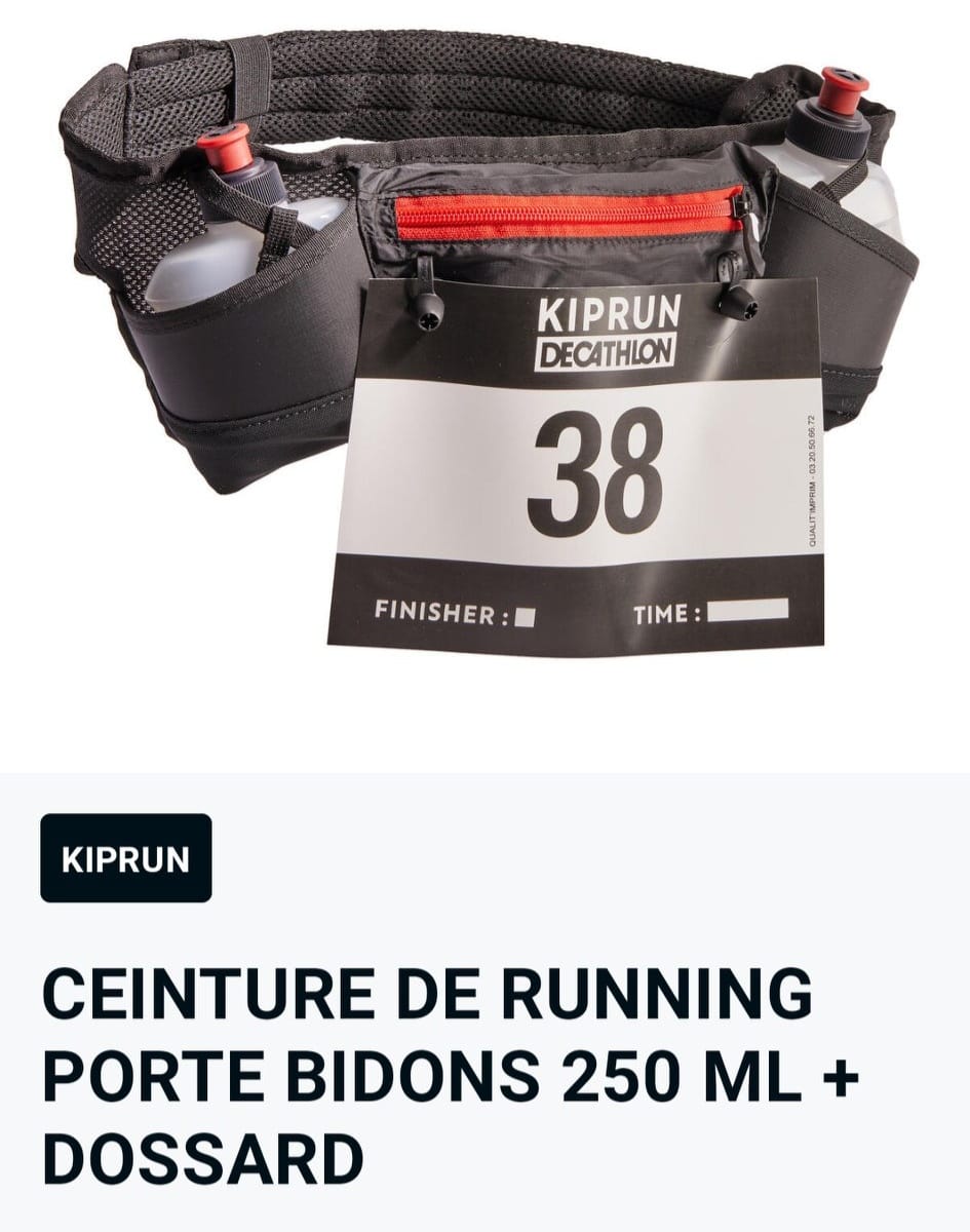 Ceinture De Course Ceinture Banane étanche – 2 Poches, Ajustable 70-110 Cm, Pour Smartphone Et Essentiels