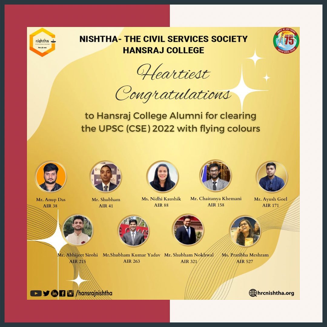 Heartiest... - Hansraj College - University of Delhi