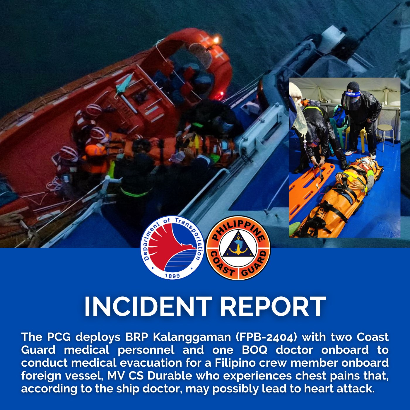 Philippine Coast Guard - INCIDENT REPORT: The Philippine Coast Guard ...