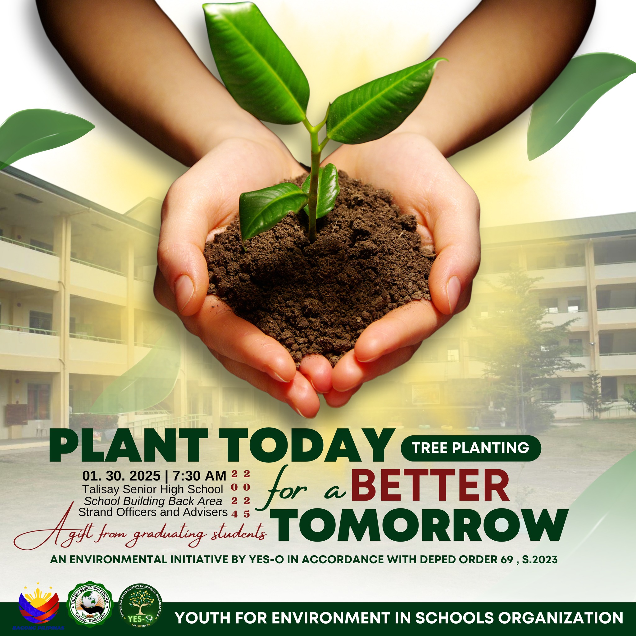 𝗣𝗹𝗮𝗻 𝘁𝗼𝗱𝗮𝘆 𝗳𝗼𝗿 𝗮 𝗕𝗲𝘁𝘁𝗲𝗿 𝗧𝗼𝗺𝗼𝗿𝗿𝗼𝘄!! Join us for a tree planting activity ...