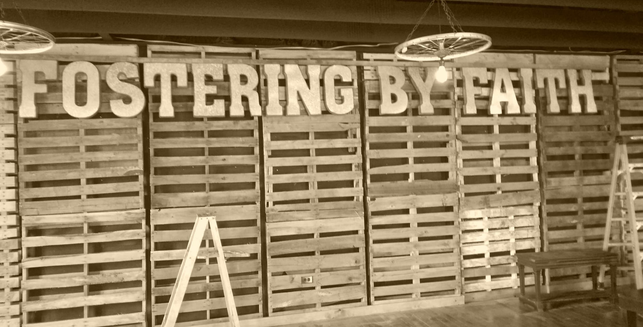 The lettering is on the wall!!!!... - Fostering By Faith