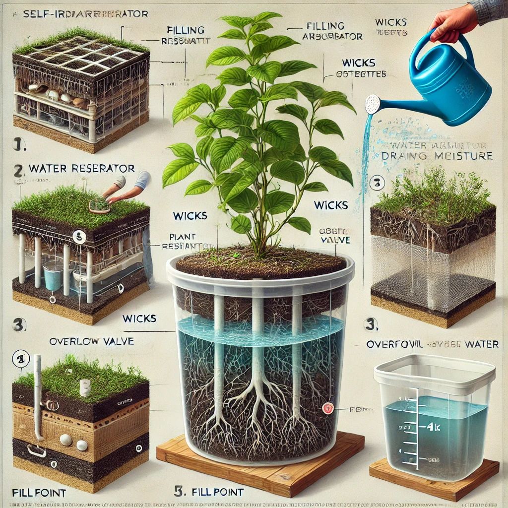 5 Minutes - Easy Guide to Self-Irrigating Container Gardens What is a ...