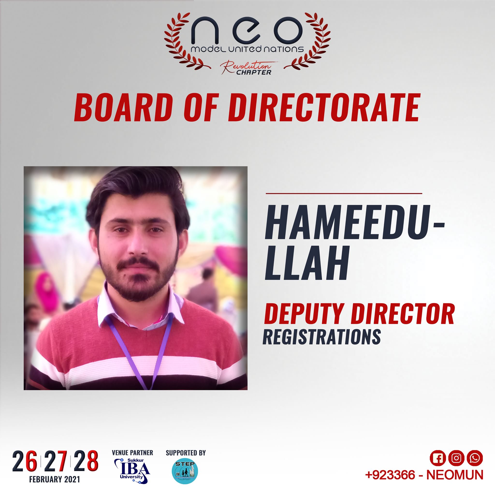 NEO Model United Nations | Sukkur
