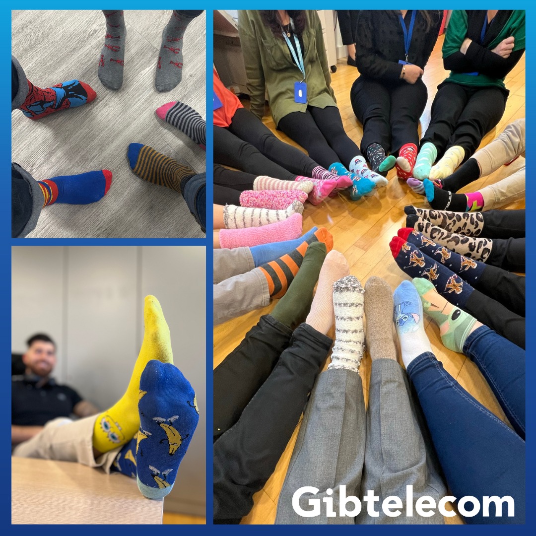 Gibtelecom - Today, we're rocking our odd socks, in... | Facebook